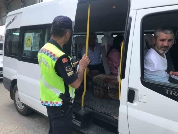 Ağrı’da Jandarmadan trafik denetimi
