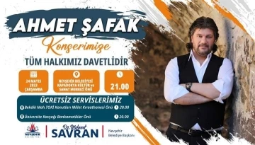 Ahmet Şafak Nevşehirlilerle buluşuyor
