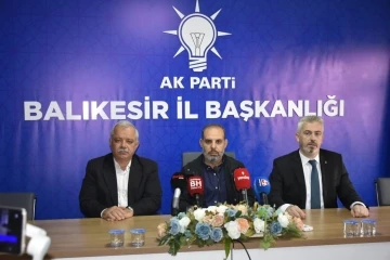 AK Parti Balıkesir İl Başkanlığından İsrail’e tepki
