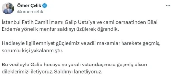 AK Parti Sözcüsü Çelik: “(Fatih Camii imamına saldırı) Sorumlu kişi yakalanmıştır”
