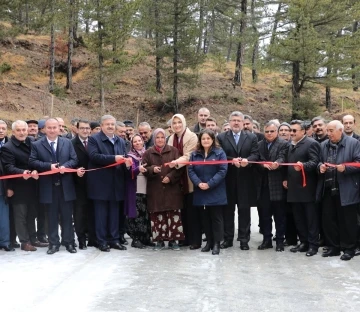 Akdağ Tabiat Parkı yolu artık daha kısa ve güvenli
