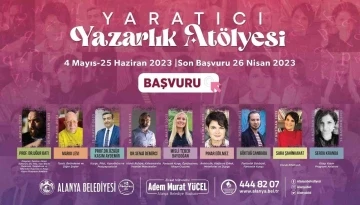 Alanya Belediyesi Yazarlık Atölyesi başvuruları başladı
