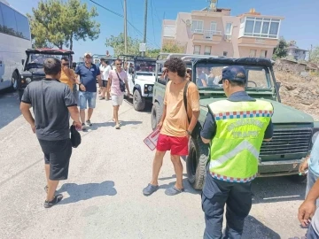 Alanya’da 5 safari aracına cezai işlem uygulandı
