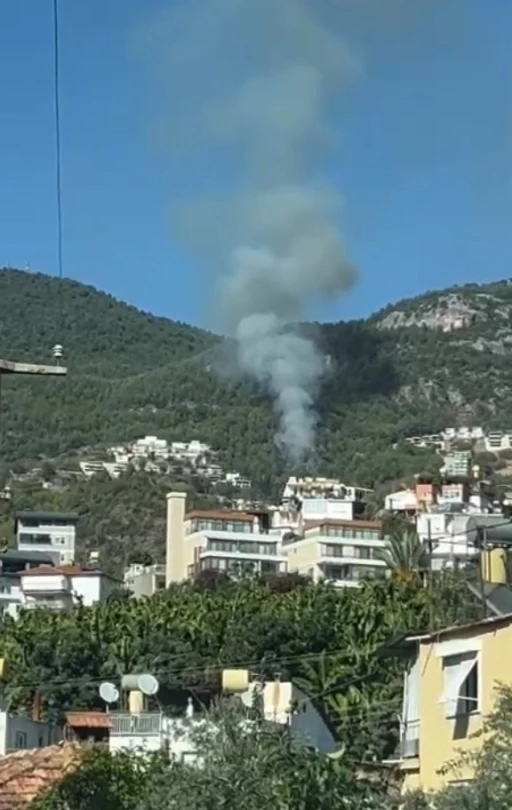 Alanya’da orman yangını
