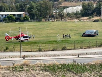 Ambulans helikopter karaciğer enfeksiyonu kapan hasta için havalandı
