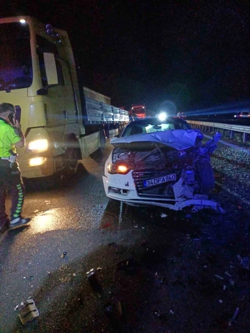 Anadolu Otoyolu’nda zincirleme kaza: 4 yaralı
