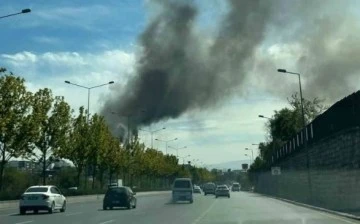 Ankara’da sanayi sitesinde yangın