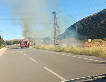 Ankara’da tarım arazisinde yangın
