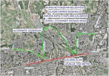 Ankara yolunda trafik düzenlemesi