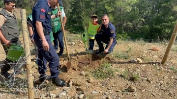 Antalya’da “İzmarit Değil Tohum At” sloganıyla tohum, fide ve fidan dikimi gerçekleştirildi
