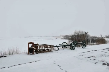 Ardahan’da kar yağışı sonrası kartpostallık görüntüler
