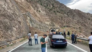 Artvin-Erzurum karayolu heyelan nedeniyle ulaşıma kapandı
