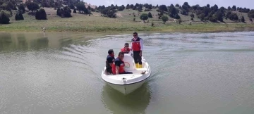 Aslanapa Kureyşler Baraj gölünde su ürünleri denetimi
