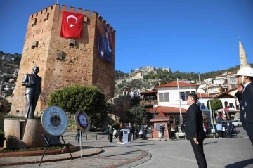 Atatürk’ün Alanya’ya gelişinin 88. yıl dönümü kutlandı
