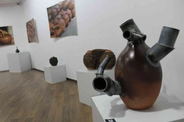 Atık seramikler usta ellerde sanat eserlerine dönüştü
