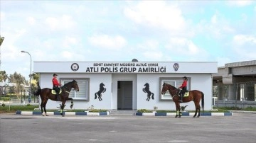 Atlı polisler toplumun huzur ve güvenliği için her an göreve hazır