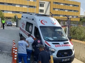 Ayağının üzerinden araç geçen temizlik işçisi yaralandı
