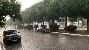 Aydın’da sağanak yağış etkili oldu

