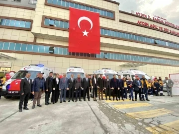 Aydın’ın ambulans filosu güçlendi
