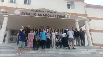 Ayvalık’ta AYAL Almanyalı öğrencileri ağırladı
