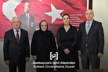 Azerbaycanlı şehit ailesi BAÜN’de
