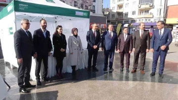 Bağımlılıkla mücadele ve KADES uygulaması standı açıldı
