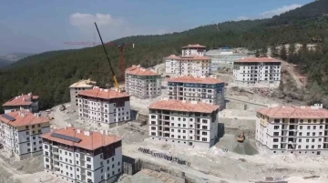 Bahçe’de deprem konutlarında kaba inşaatın yüzde 70’i tamamlandı
