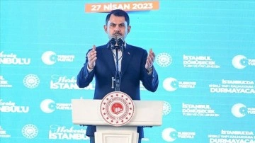 Bakan Kurum: Bu hafta içerisinde Sultanbeyli'ye yaklaşık 200 bin metrekare yeşil alan kazandırd