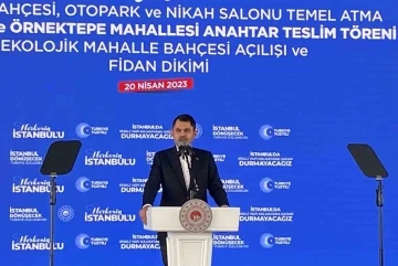 Bakan Kurum: &quot;1.5 milyon konutluk Büyük İstanbul Dönüşümünde ilk temellerimizi yarın atıyoruz&quot;
