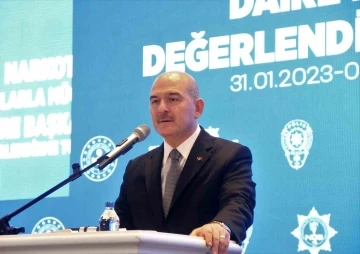 Bakan Soylu: &quot;Mücadele arttıkça uyuşturucu ihbarı azalıyor&quot;(1)
