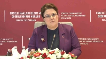 Bakan Yanık: “Engelli hakları, insan haklarının ayrılmaz bir parçasıdır”
