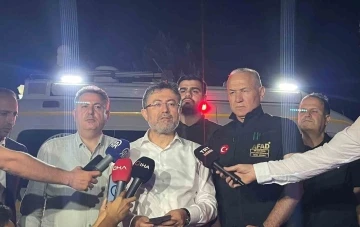 Bakan Yumaklı: “Tehdit altında olan herhangi bir yerleşim merkezi yok”
