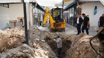 Balıkesir Çarşısının altyapı sorunu çözülüyor
