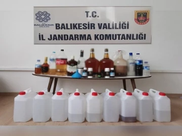 Balıkesir’de yıl başı öncesi sahte içki operasyonu
