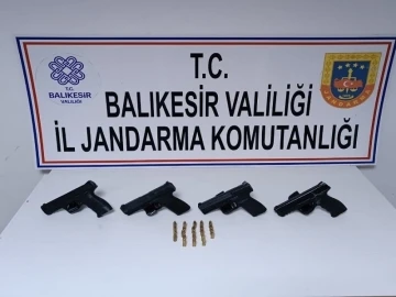 Balıkesir İl Jandarma Komutanlığınca silah, mühimmat imal ve ticaretine operasyon