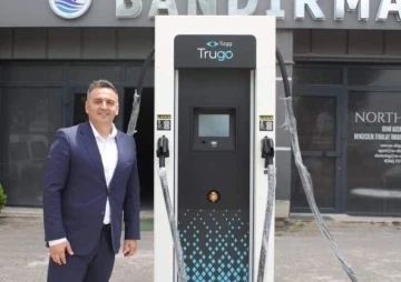 Bandırma’da elektrikli araçlar için hızlı şarj ünitesi &quot;Trugo&quot;
