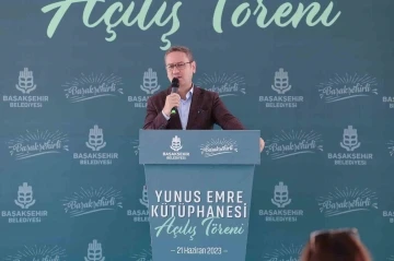 Başakşehir’de Yunus Emre Kütüphanesi açıldı
