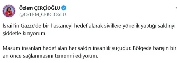 Başkan Çerçioğlu, “İnsanları hedef alan her saldırı insanlık suçudur”