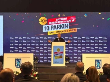 Batıkent Rekreasyon Alanı ve 10 parkın temeli atıldı