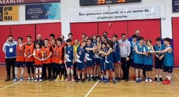 Basketbolda Düzce Atletik birinci oldu
