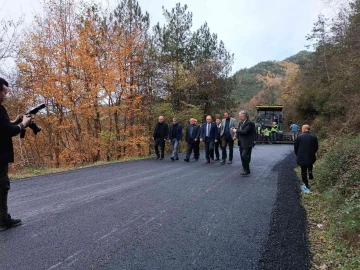 Başol, &quot;Beldemizde hummalı bir asfalt çalışması var&quot;
