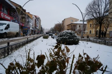 Bayburt’ta kar yağışı
