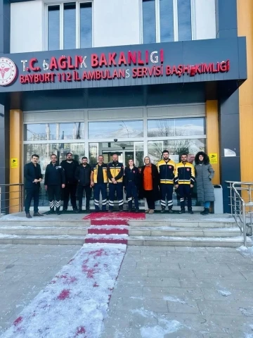 Bayburt’ta sağlık personellerince beyaz kod tatbikatı gerçekleştirildi
