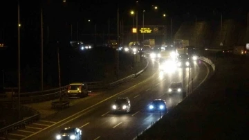 Bayram trafiği başladı: Bolu geçişinde akıcı yoğunluk
