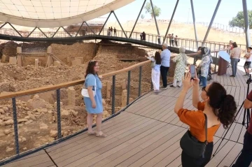 Bayramda Göbeklitepe’ye ziyaretçi akını
