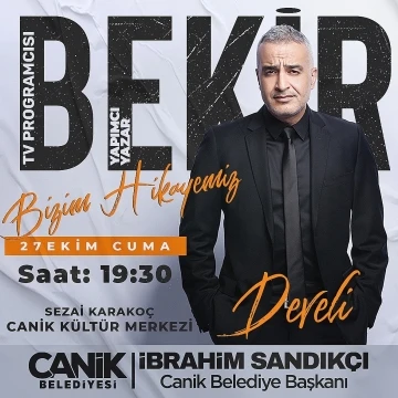 Bekir Develi’den Canik’te ‘Bizim Hikayemiz’ söyleşi
