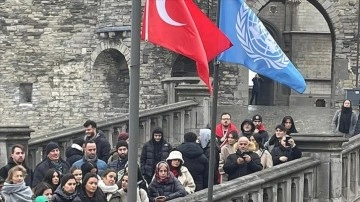 Belçika'da Türkiye ile dayanışma için katedral çanıyla İstiklal Marşı çalındı