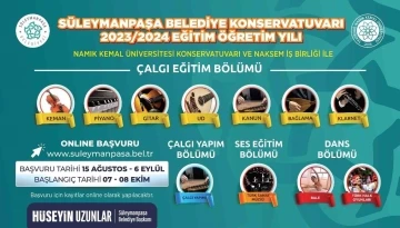 Belediye Konservatuvarı kayıtları başladı
