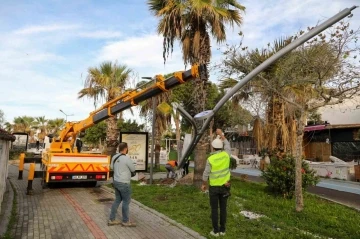 Belediyeden aydınlatma çalışmaları
