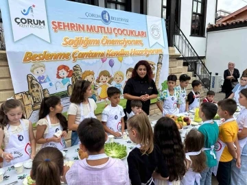 Beslenme çantalarını kendileri hazırladılar